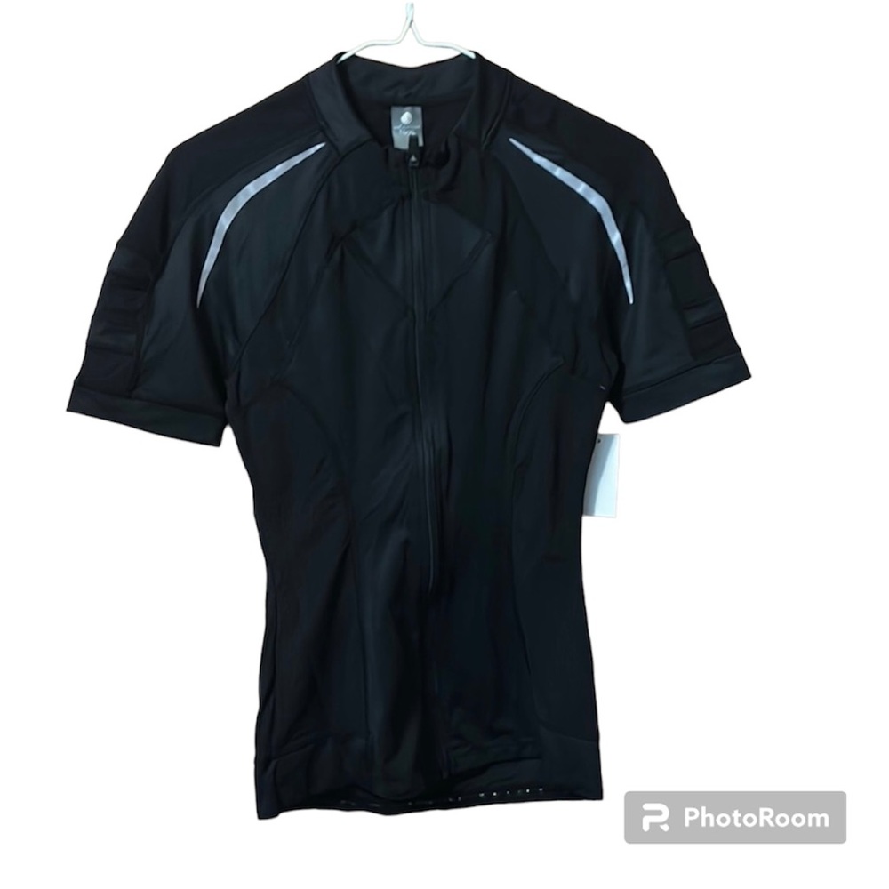 Athletic Black Zip Up